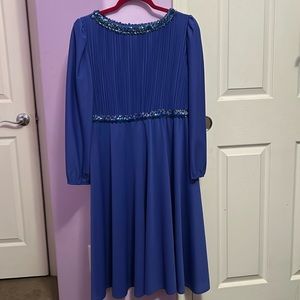 Vintage Boston Maid Blue long sleeve dress